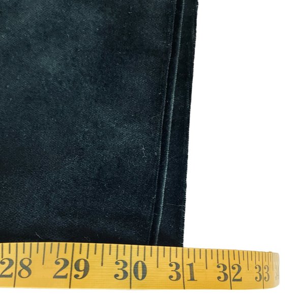 Ron Leal Velvet Trouser Pants Classic Black Holiday Party Size 10 - Picture 13 of 14